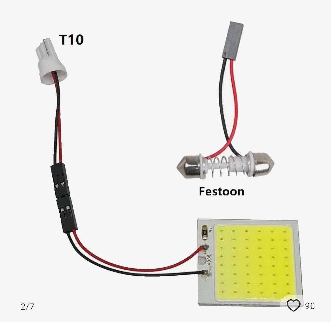 освітлення салону , багажнику авто (Т10, W5W, Festoon)