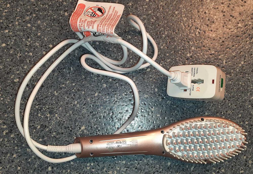 Керамическая щётка выпрямления волос VIVITAR PG 7200RG из США