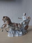 Rydwan z końmi - rumuńska porcelana