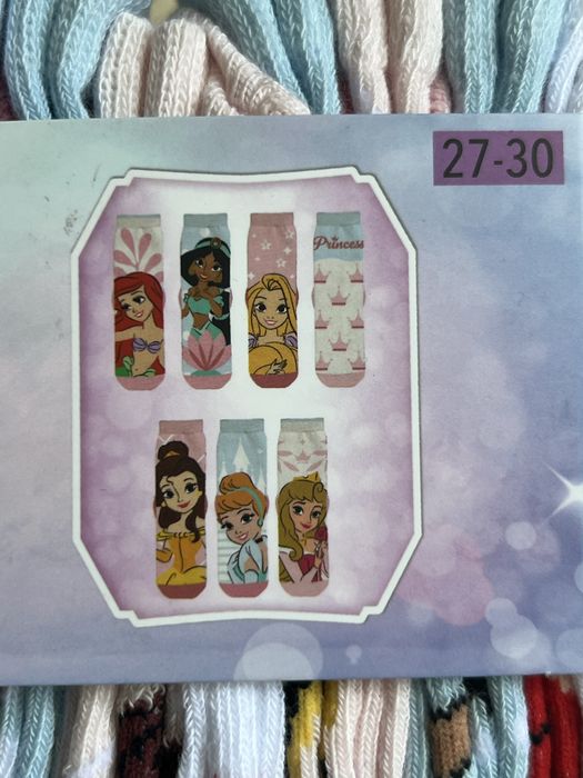 Носки Шкарпетки набори Disney  27-30, 31/34