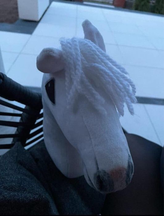 Biały hobby horse