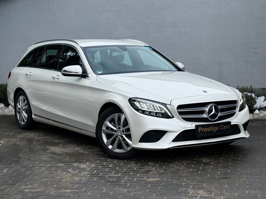 Mercedes-Benz Klasa C 1włascicel! Biała-Perła kamera cof! klapa elektryczna! skóra fuul-led!