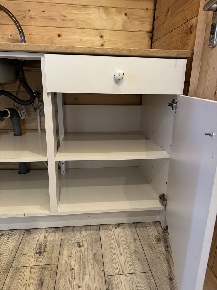 Szafka ikea knoxhult ze zlewem i baterią