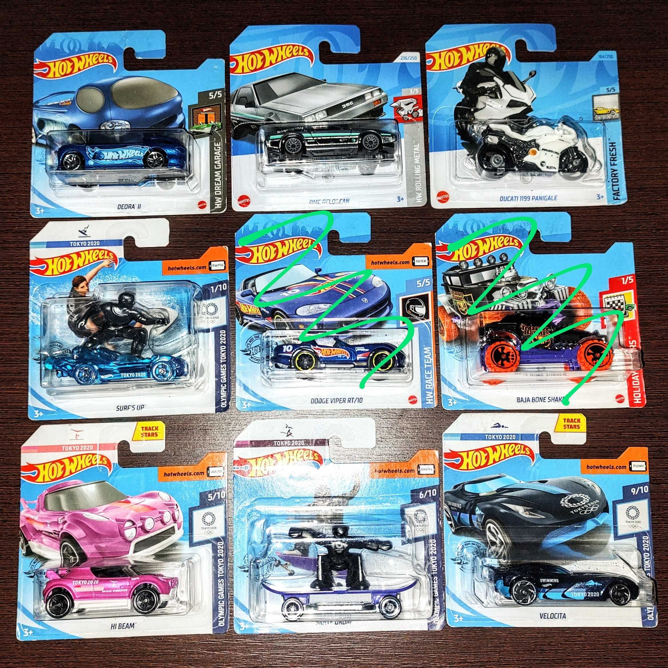 Movie Treasure Hunt Hot Wheels Matchbox нові колекційні моделі