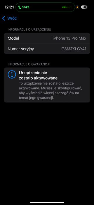 iPhone 13 Pro Max 512GB nowy