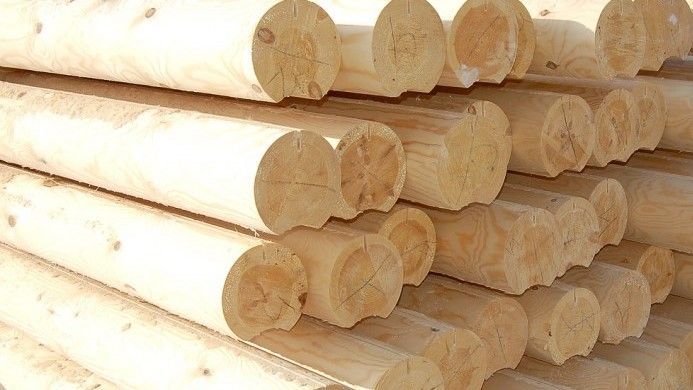 Bale drewniane 18x22 cm dom z bali tanie domy z drewna 2350zł/m3
