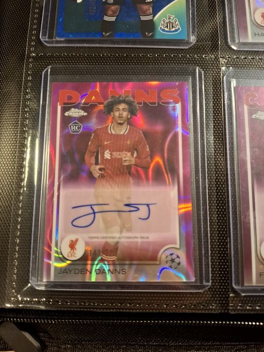 Karty piłkarskie z autografem