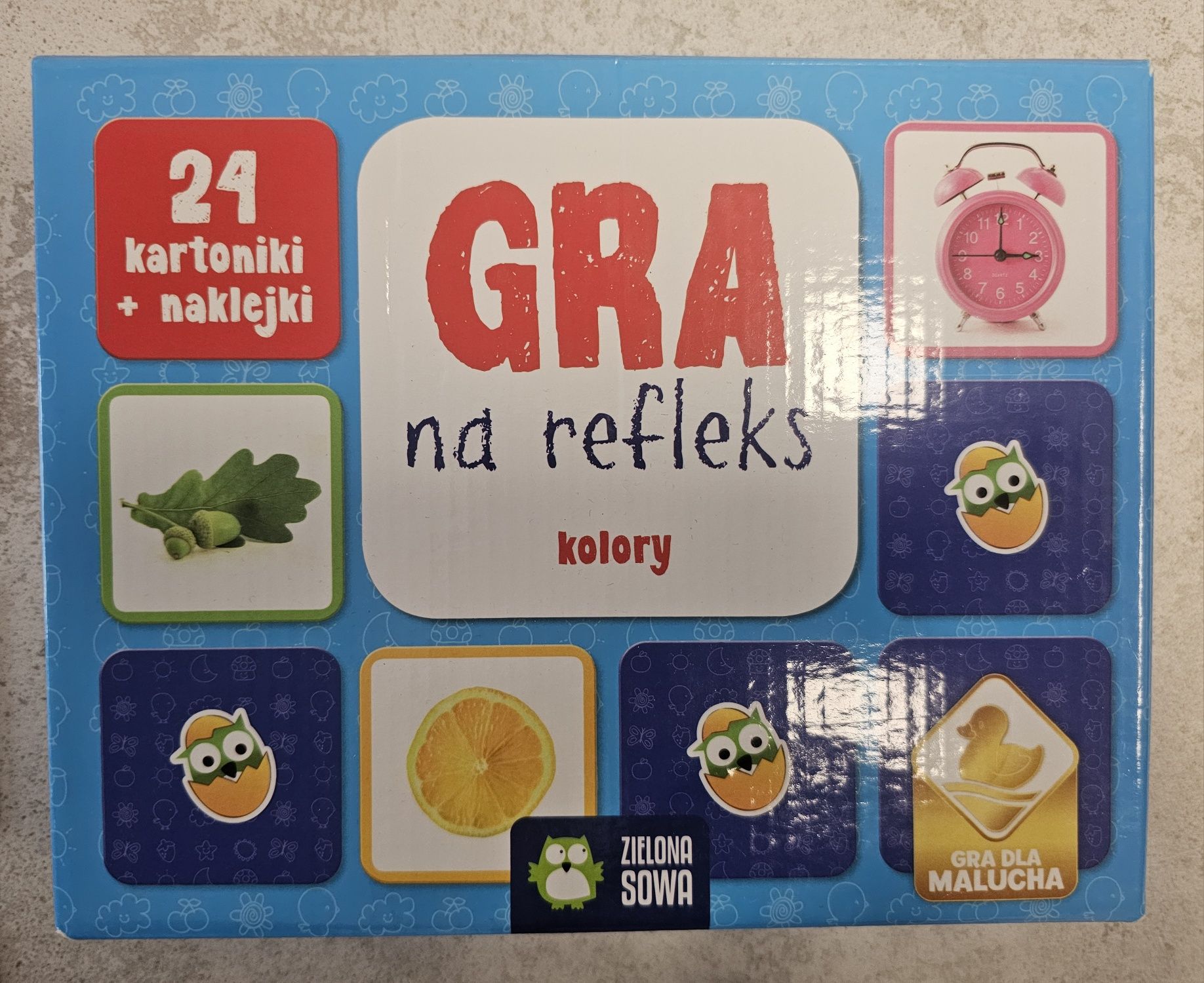Gra na refleks kolory Zielona Sowa