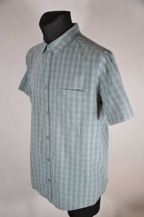 JACK WOLFSKIN Hot Springs Koszula Męska L Oryginał Super Stan Bawełna