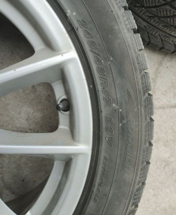 Felgi aluminiowe R17 5x112 Opony zimowe