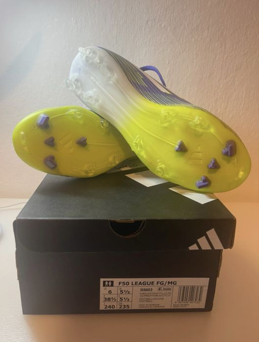 CHUTEIRA ADIDAS F50 LEAGUE FG/MG, tamanho 38 2/3, novas