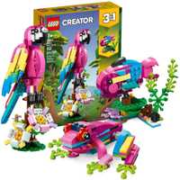 Lego Creator 3w1 Egzotyczna różowa papuga 31144
