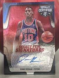 Dennis Rodman karta NBA z autografem limit do 25 Detroit Pistons