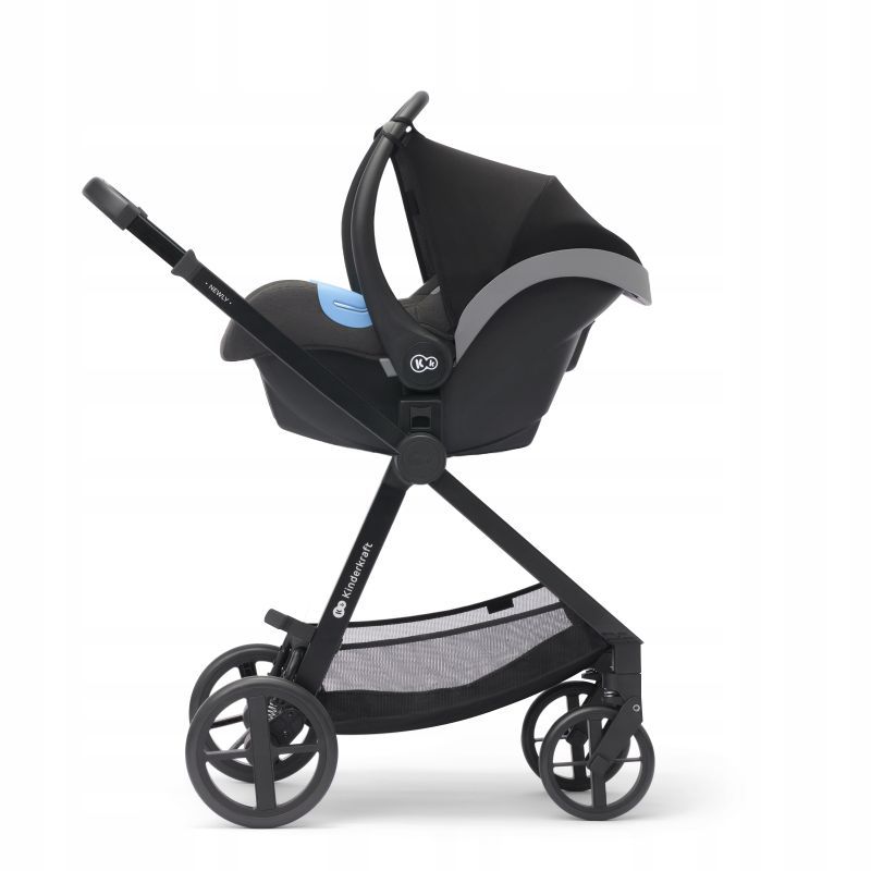 Wózek wielofunkcyjny 3w1 Kinderkraft Newly black