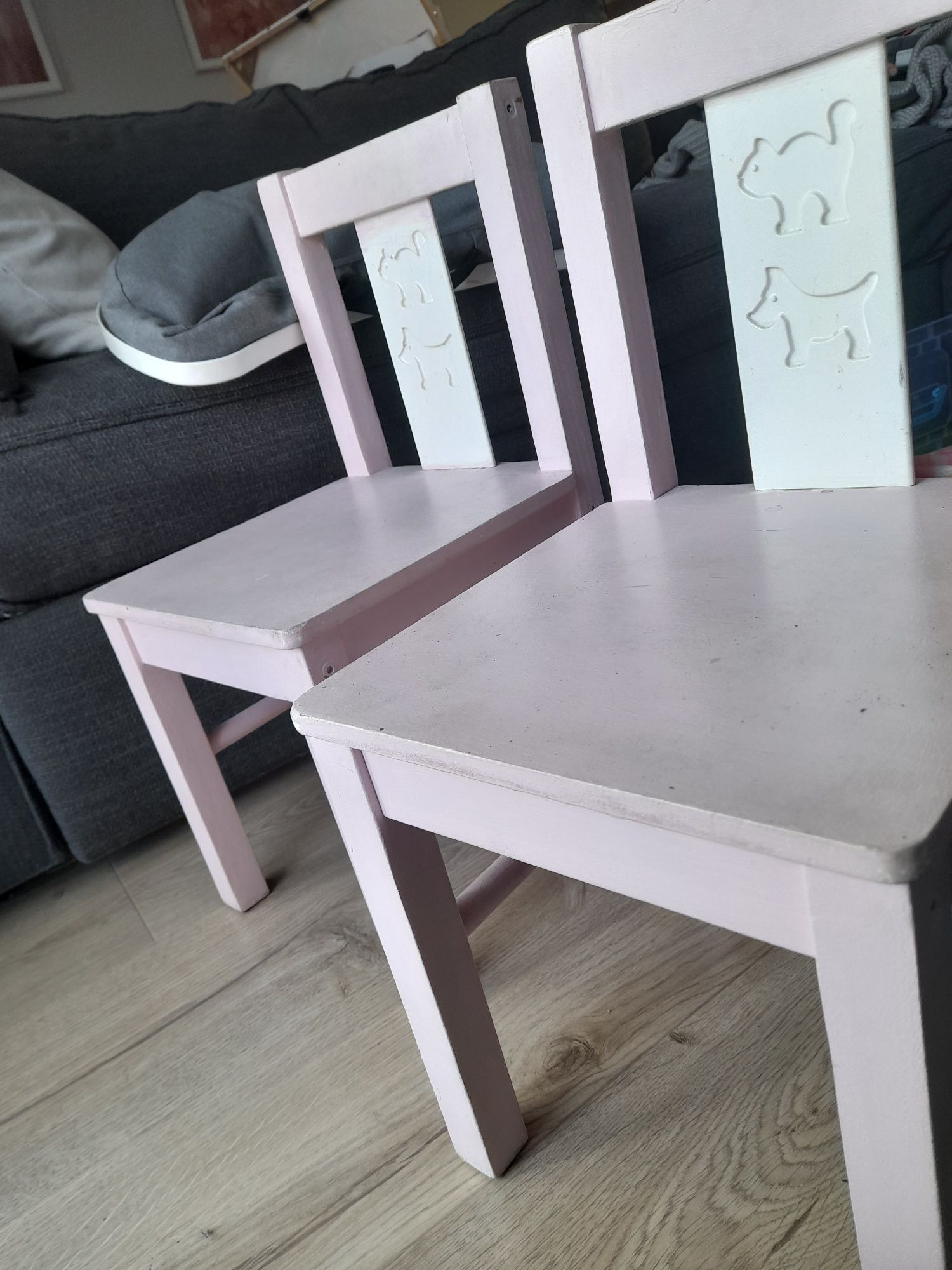 Biurko stolik plus krzesła Sundvik IKEA