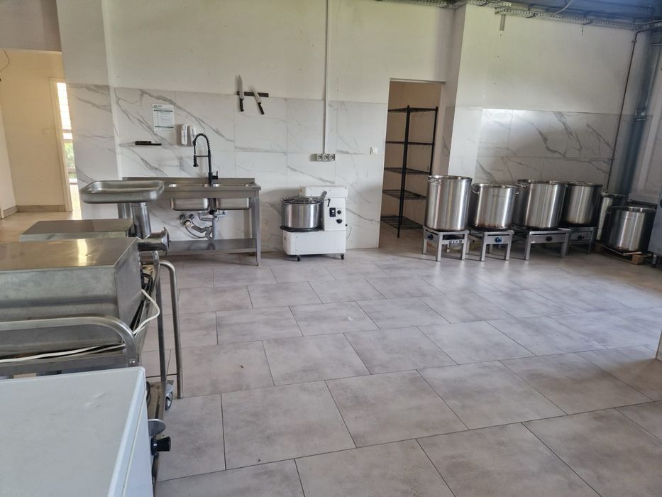 Hala na wynajem z kuchnia pod catering, gotowa kuchnia produkcyjna