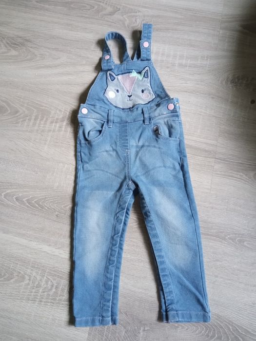 Ogrodniczki jeansowe 92