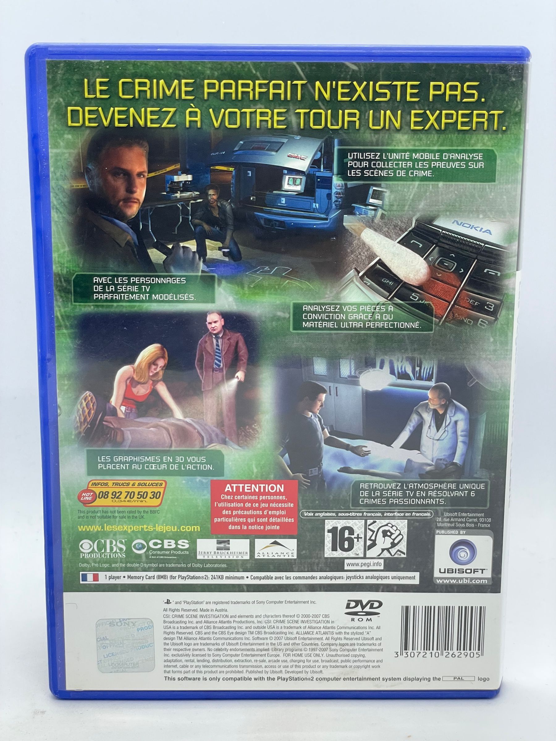 CSI: Crime Scene Investigation: 3 Dimensions of Murder PS2