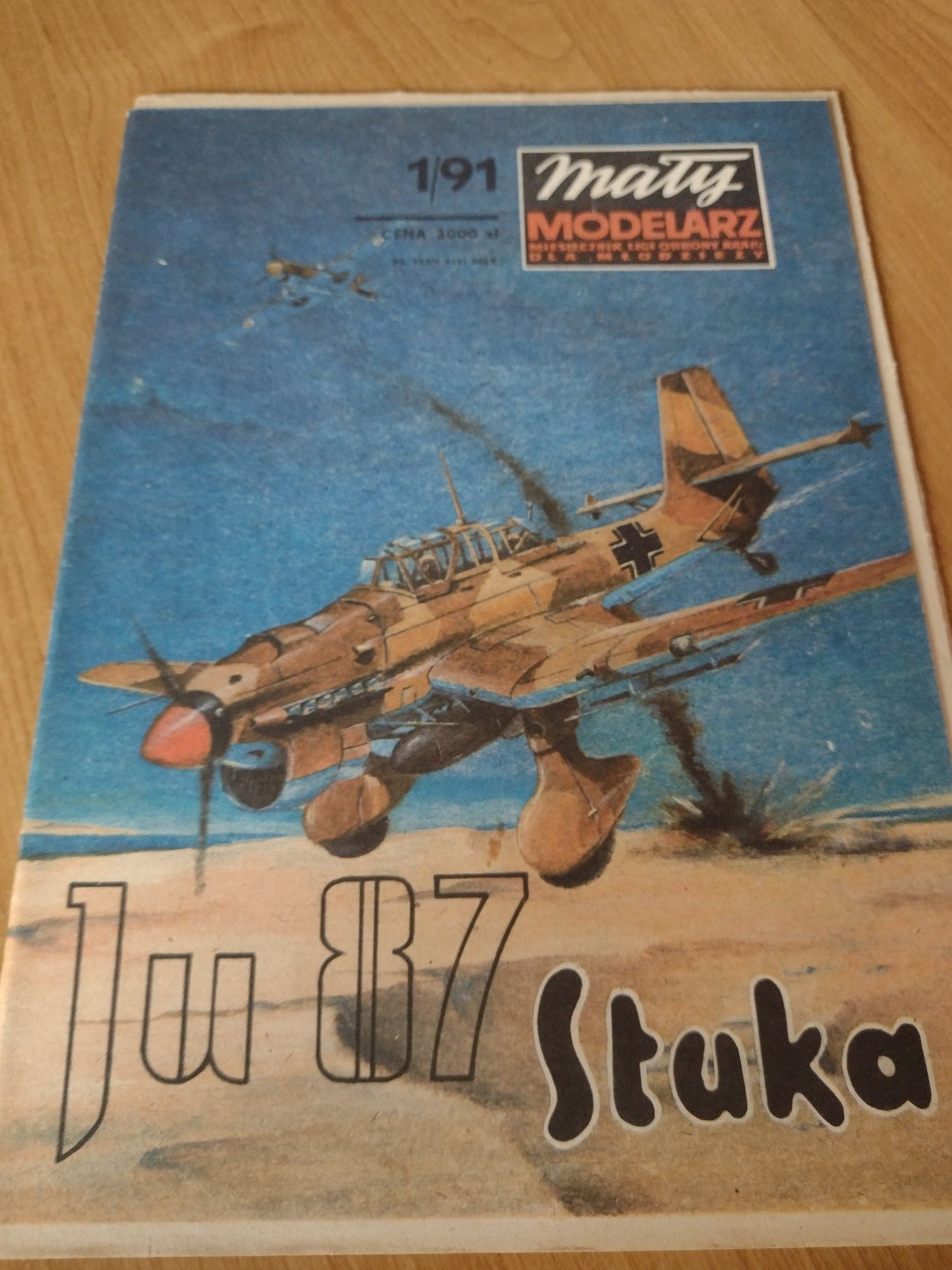 Model kartonowy Mały Modelarz Ju 87 Stuka