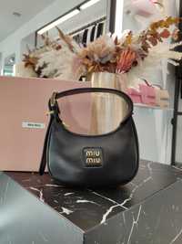 Сумка Miu Miu Leather Mini Hobo Bag Black