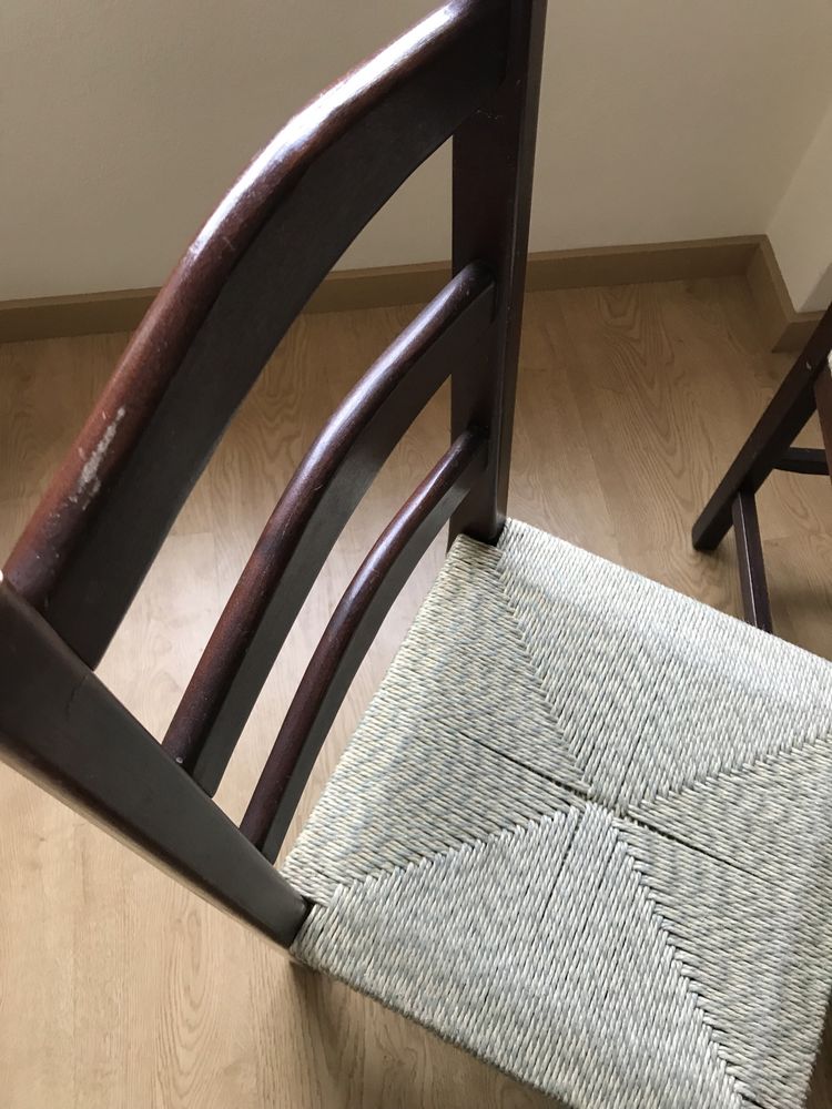 2 Cadeiras mogno