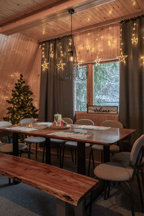 Domek w lesie z jacuzzi, magiczny klimat,narty,lodowisko,sanki