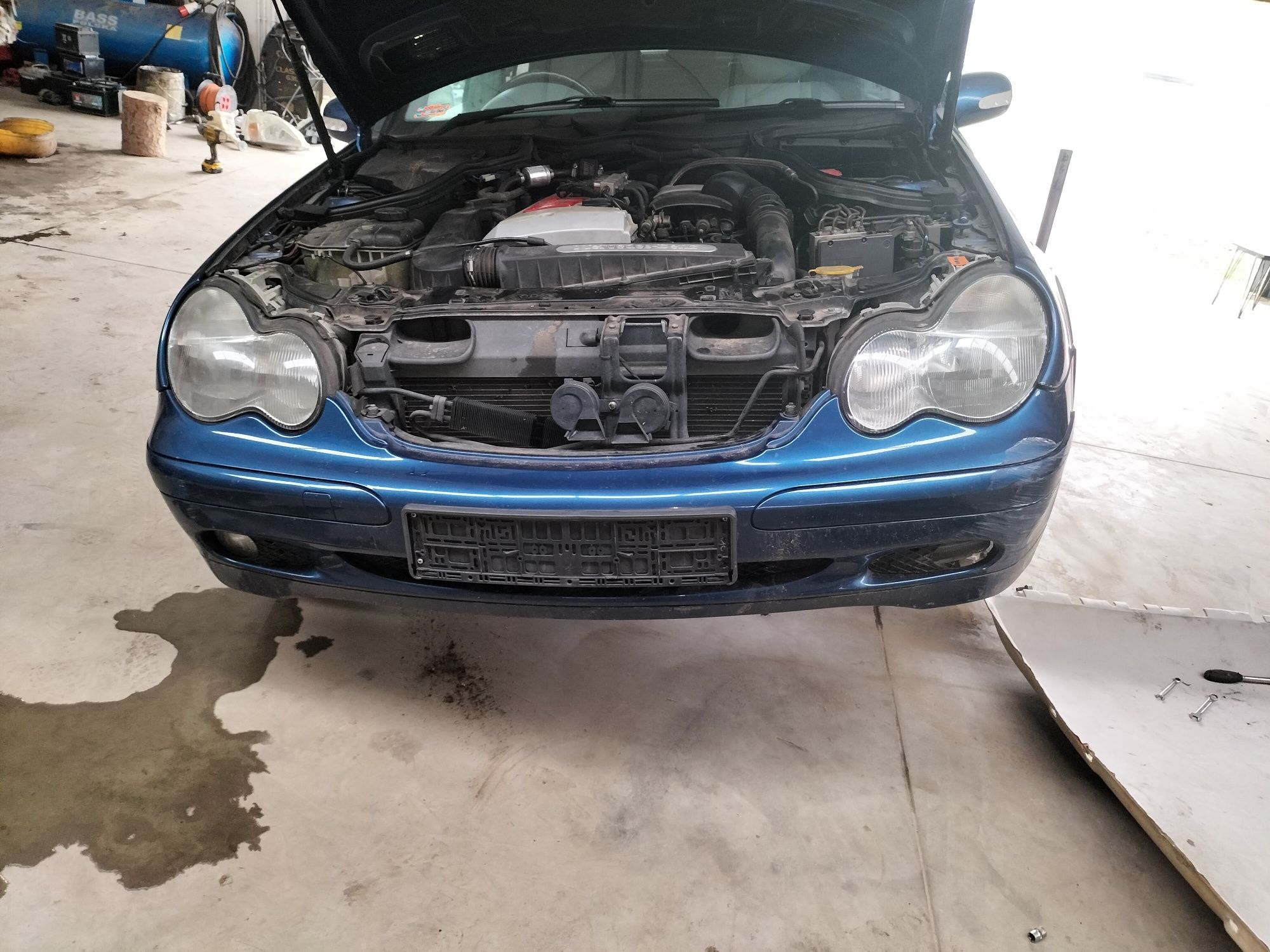 Mercedes Kompressor C Klasa w203 zderzak przód przedni 345 i inne