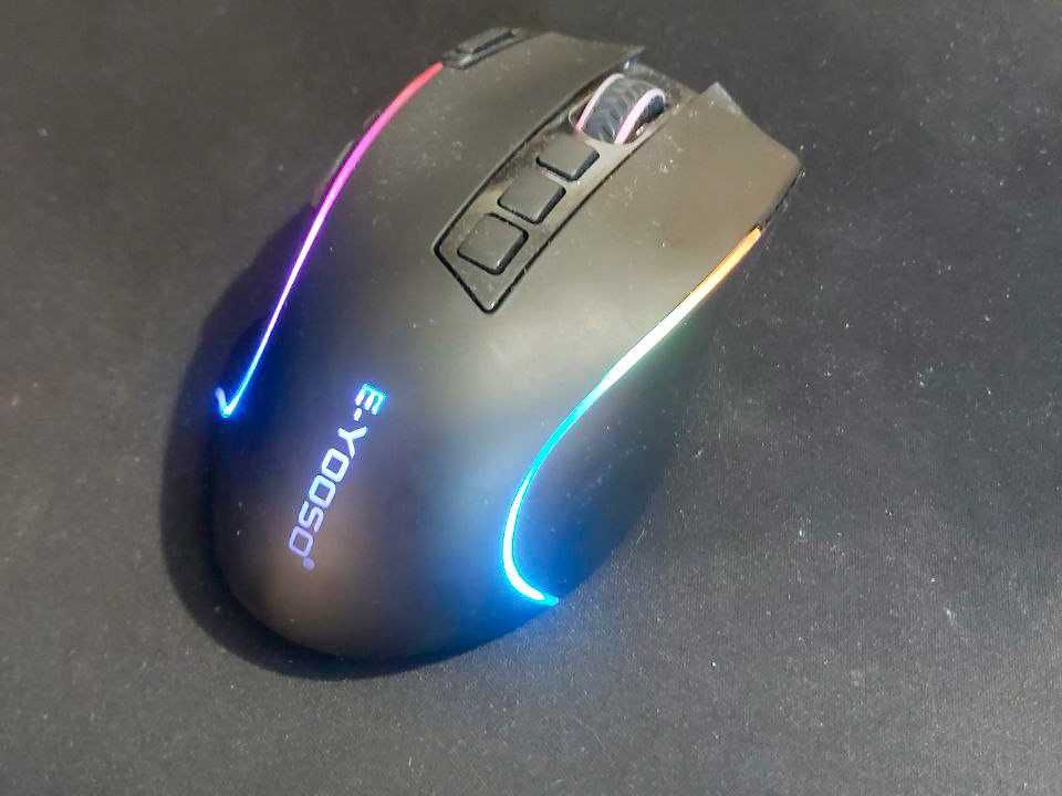 Бездротова оптична ігрова мишка Нова E-YOOSO X-11 RGB 8000 dpi