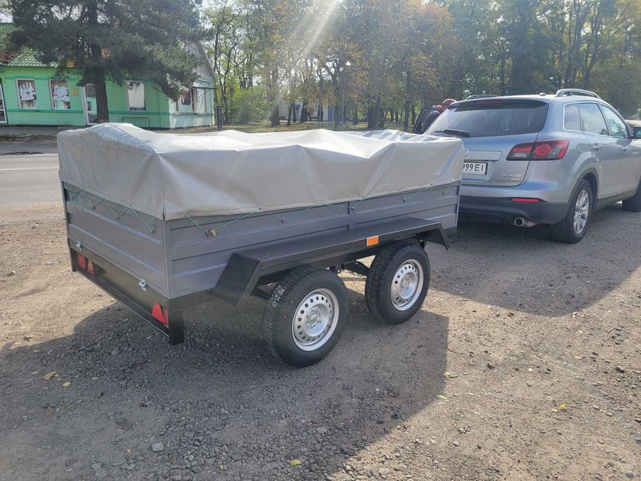 Прицеп Двухосный 2500 с усиленным бортом Минимальная цена по Украине