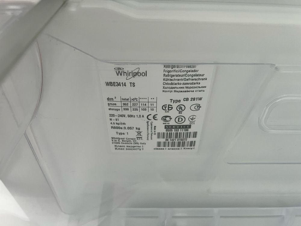 Холодильник Whirpool No Frost #07070