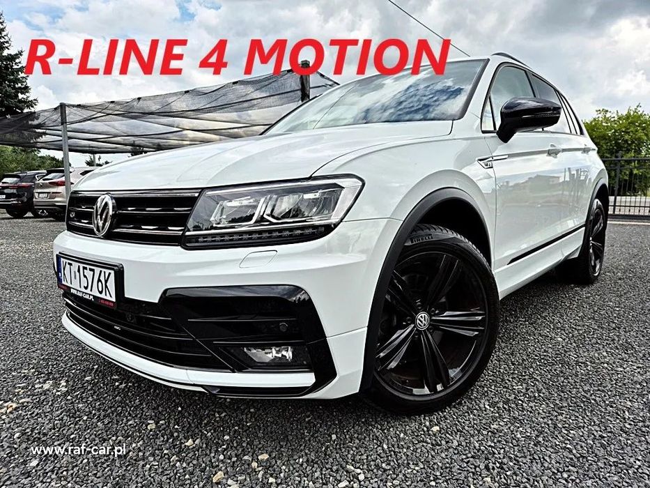 Volkswagen Tiguan R-LINE 4MOTION DSG Navi Led 3xKlimatronik 2xPDC Alcantara Oryginał