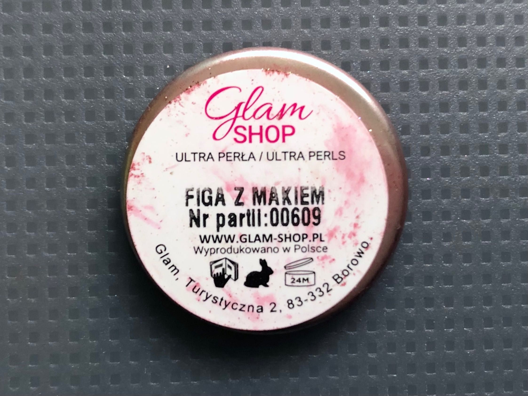 cień do oczu "Figa z Makiem" (paleta Burgund), GlamShop, Glam Shop