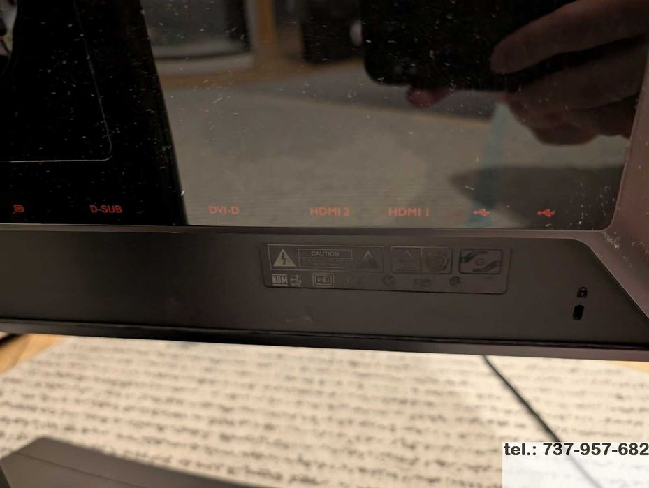 monitor 24" FullHD 1080p BenQ XL2420Z 144HZ, Nvidia G-Sync, mat, pivot