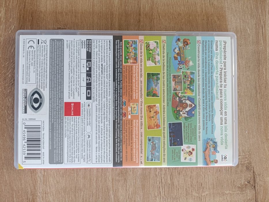 Jogo "Animal Crossing"; Nintendo switch