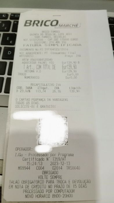 Aquecedor gás galp vidro c/ 20 meses garantia do fabricante.