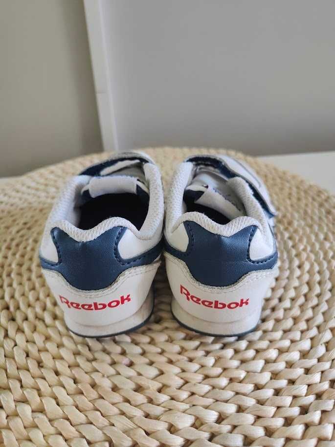 białe buty adidasy na rzepy Reebok 24,5