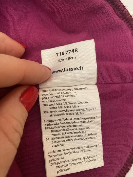 Шапка шлем шолом 48 см Lassie