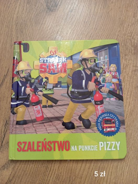 Książeczka Strażak Sam szaleństwo na punkcie pizzy