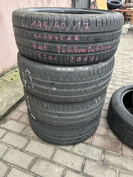 Ładne opony Good Year 2017r - gwarancja,faktura