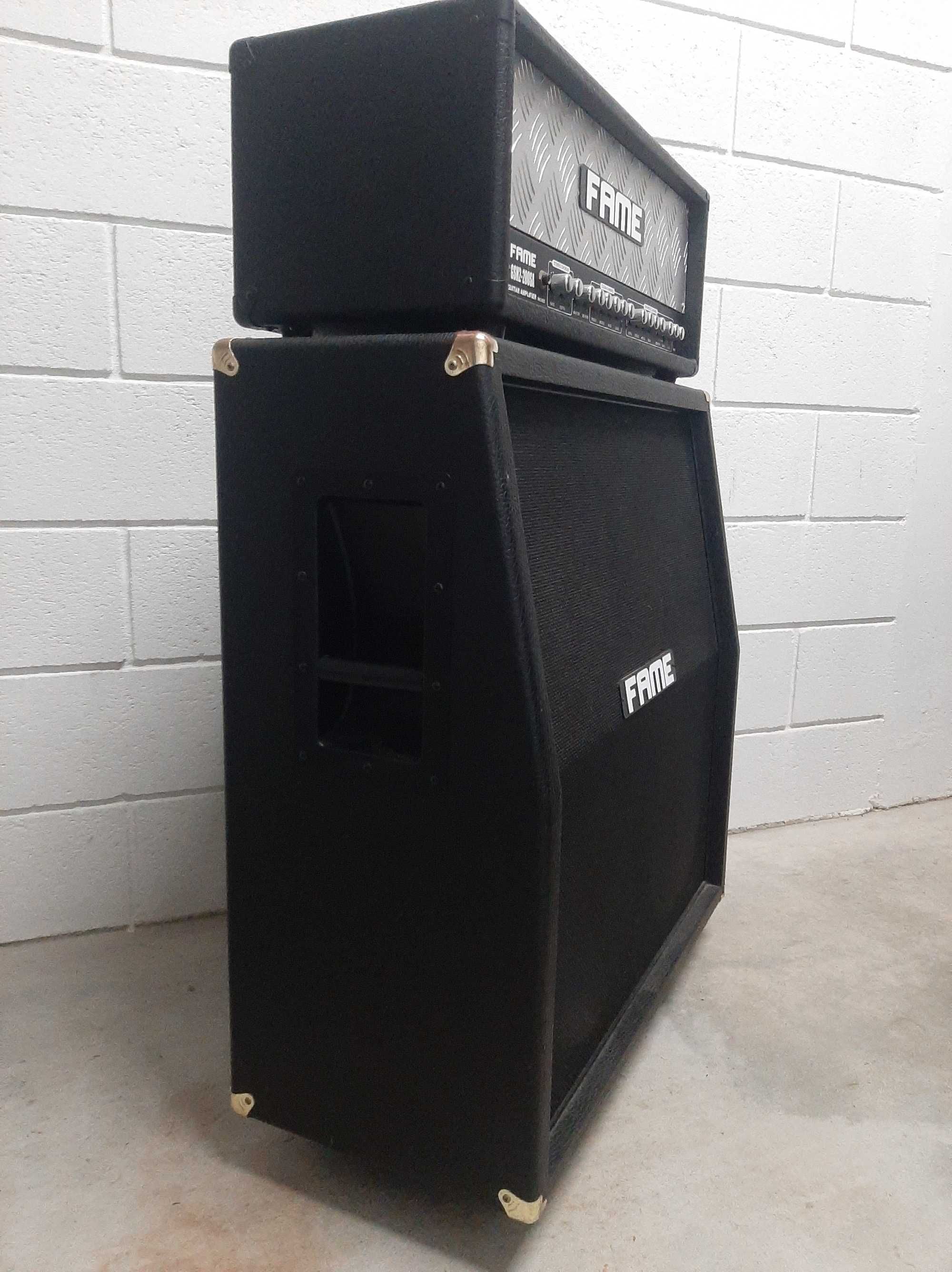 Amplificador de Guitarra Cabeça e Coluna Fame