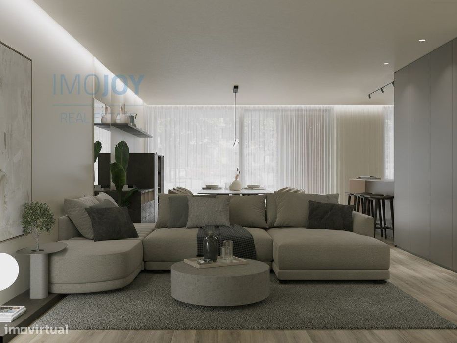 Apartamento T1 com Terraço em Guimarães