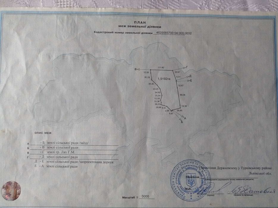 Продаж зем.-діл 400 сот.