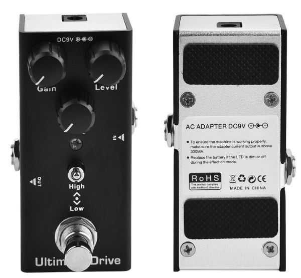 Pedal de Guitarra Overdrive, Ultimate Drive (novos)