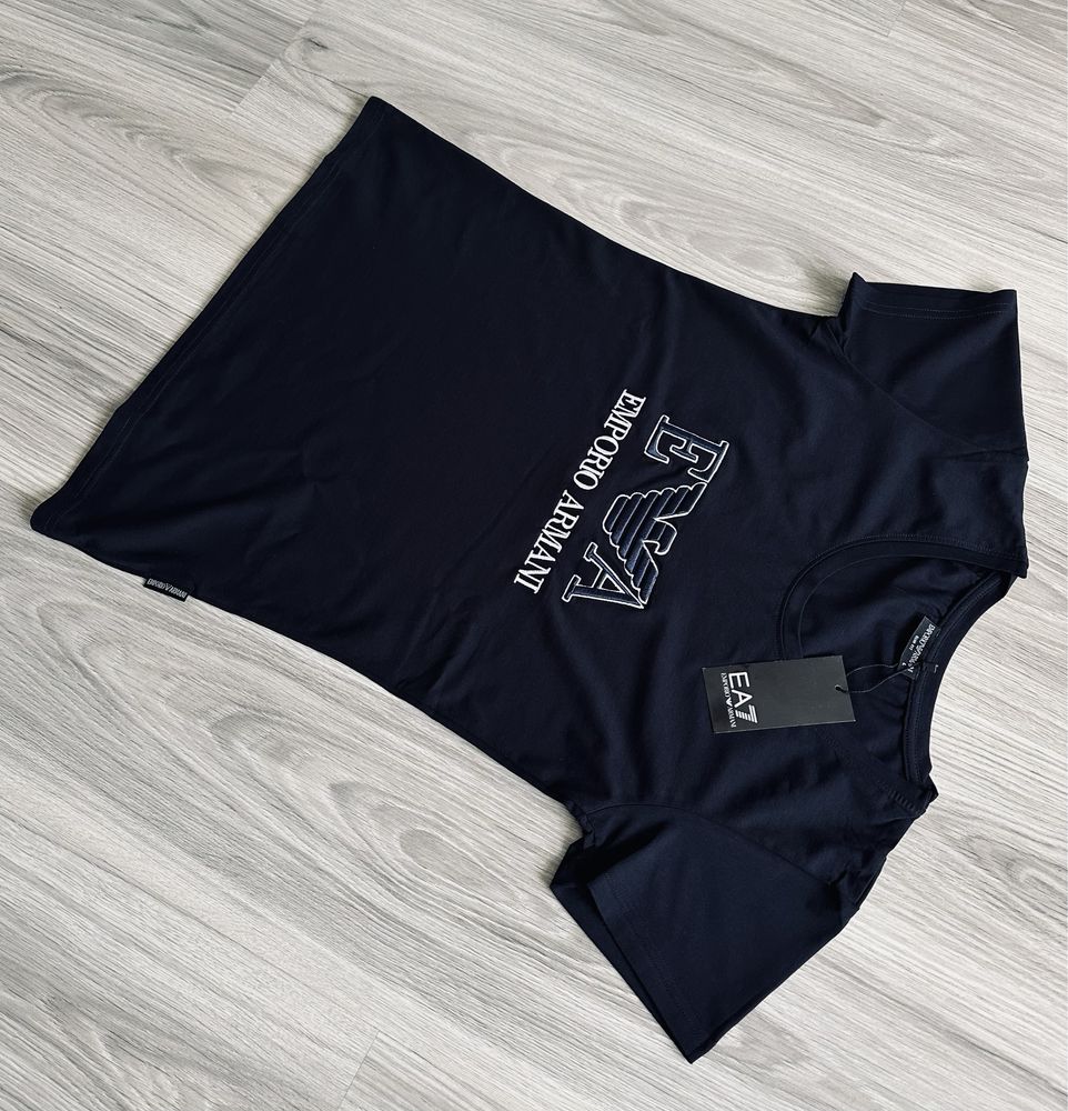 T-shirt damski granatowy Emporio rozmiar L