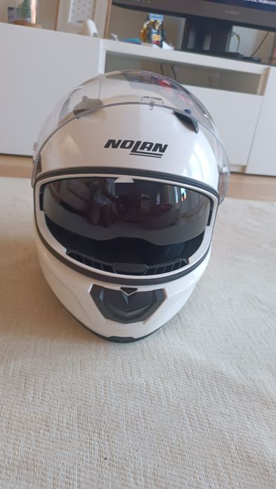 Capacete nolan n60-6 special pure white NOVO