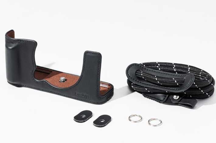 Smallrig Zestaw skórzanego etui do FUJIFILM X-E5 , czarny , brązowy