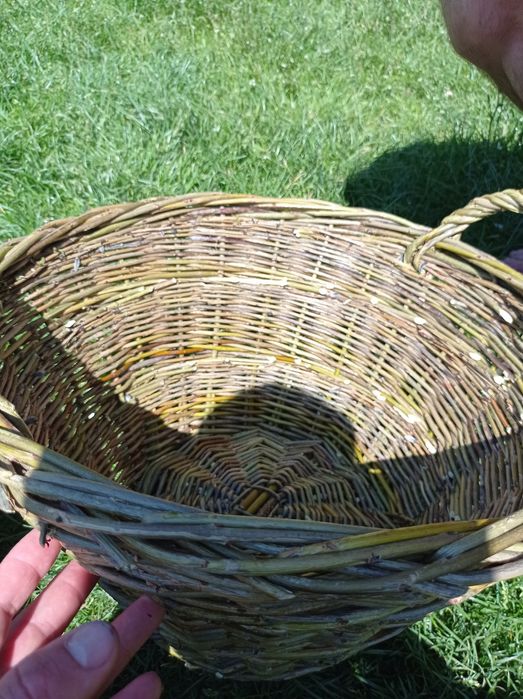 Кошики плетені з цільної лози для фруктів овочів квітів опт/роздріб