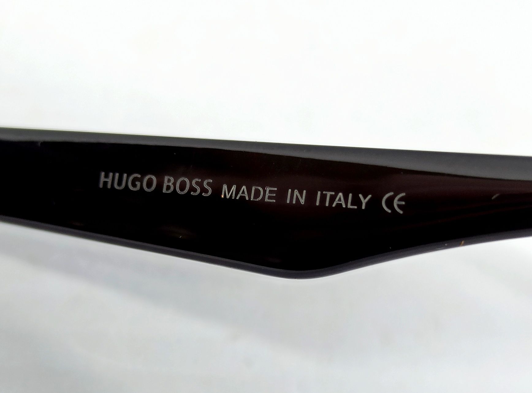 Hugo Boss очки мужские черные линзы поляризов в матал оправе