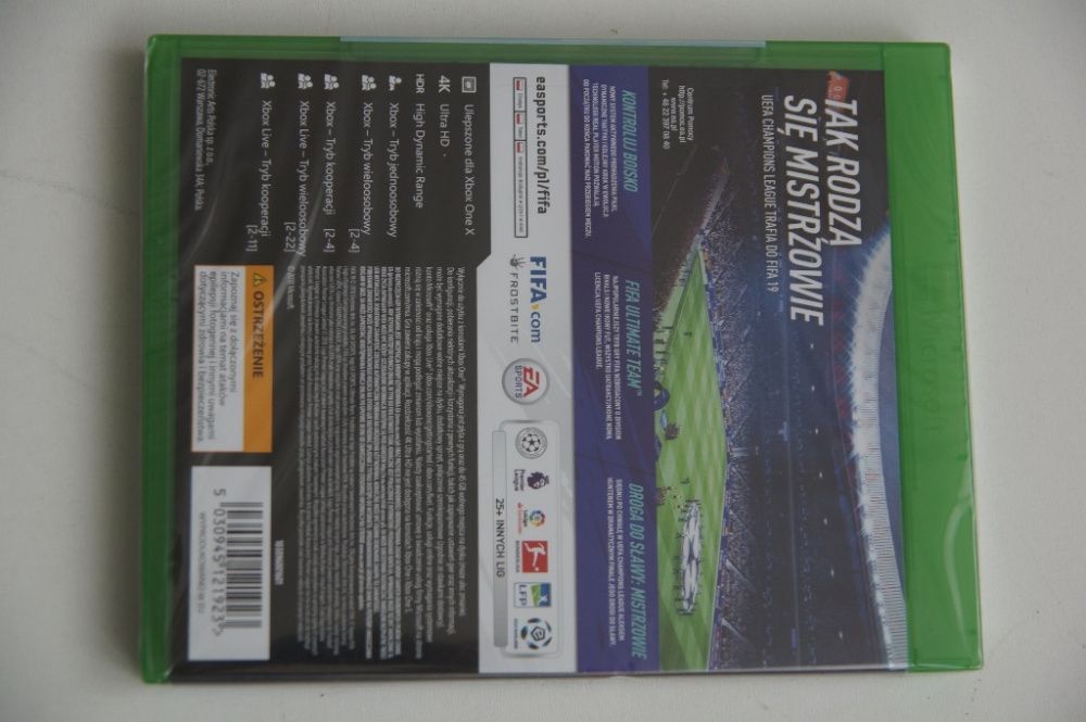 FIFA 19 Ekstraklasa PL (XBOX ONE) nowa gra folia pudełko