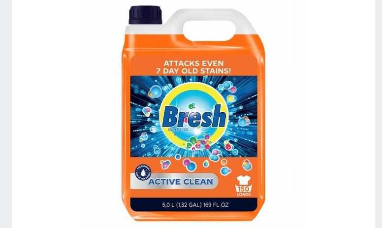 Bresh 150 PRAŃ żel płyn do Prania 5L Ultra-koncentrat +GRATIS